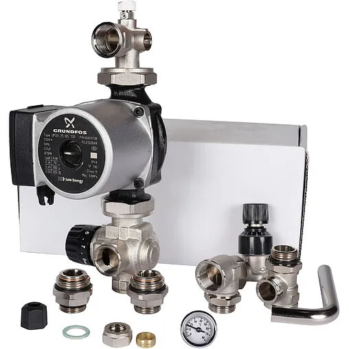 Узел насосно-смесительный с насосом Grundfos UPSO 25-65 130 Stout SDG-0120-002002