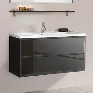 Полка Aquaton Турин чёрный матовый 1A121903TU950 Полка Aquaton Турин чёрный матовый 1A121903TU950, 3