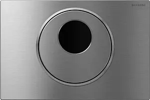 Клавиша смыва для унитаза Geberit Sigma 10 115.891.SN.5 кнопки/матовый нерж. сталь, кольцо/полированная нерж. сталь, 1