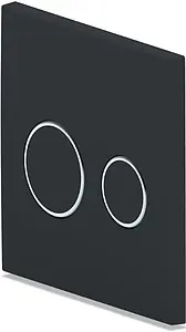 Клавиша смыва для унитаза Ани Пласт WP2430 черный матовый Клавиша смыва для унитаза Ани Пласт WP2430 черный матовый, 1