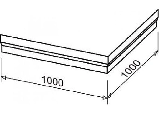 Панель для поддона Ravak Perseus 100 set L A82AA01010