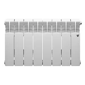 Радиатор биметаллический 8 секций Royal Thermo Revolution B 350 Bianco Traffico RTRB335008 Радиатор биметаллический 8 секций Royal Thermo Revolution B 350 Bianco Traffico RTRB335008, 2