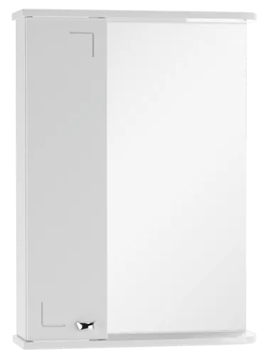 Шкаф-зеркало Айсберг Классик 50 L белый DA1048HZ