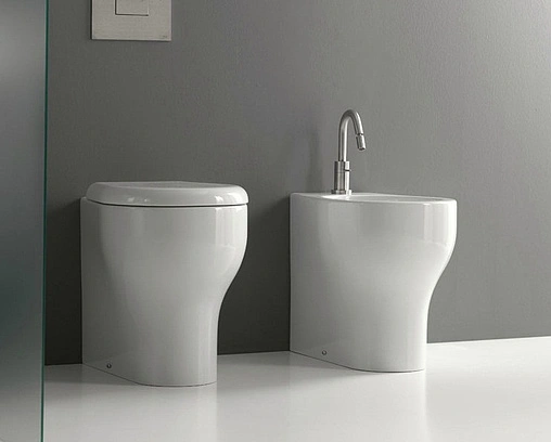 Биде напольное Kerasan K 09 белый 362101