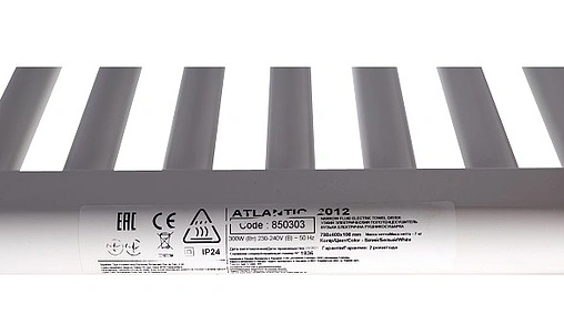 Полотенцесушитель электрический лесенка Atlantic 2012 798x400 NW 300W белый 850303