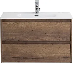 Тумба-умывальник подвесная BelBagno KRAFT 39 80 Rovere Tabacco KRAFT 39-800/390-2C-SO-RT+BB800/390ETL Тумба-умывальник подвесная BelBagno KRAFT 39 80 Rovere Tabacco KRAFT 39-800/390-2C-SO-RT+BB800/390ETL, 1
