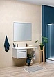 Тумба-умывальник подвесная над стиральной машиной Aquanet Токио 110 L белый 00237744+00235497