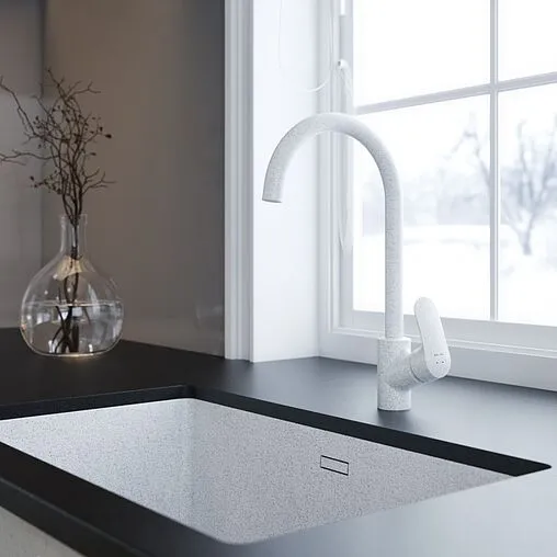 Смеситель для кухни Am.Pm Like белый F8007133