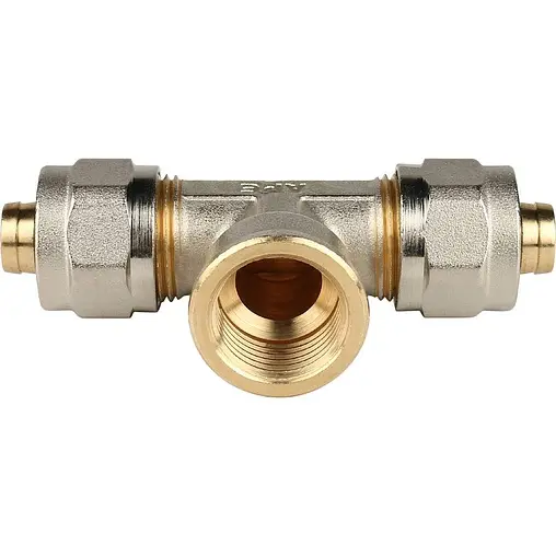 Тройник компрессионный переходной 16мм x ½"в x 16мм APE 732L 12x16