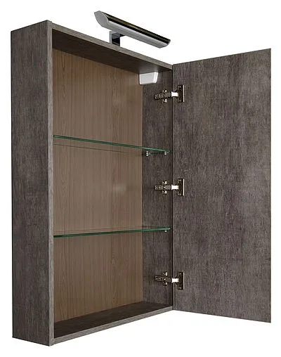 Шкаф-зеркало Aquanet Эвора 60 R дуб антик 00182996 Шкаф-зеркало Aquanet Эвора 60 R дуб антик 00182996