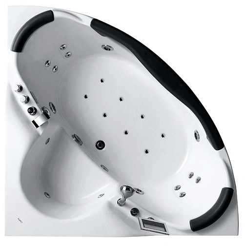 Ванна акриловая с гидромассажем Gemy 155x155 G9025 II K