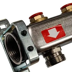 Группа коллекторная без расходомеров 12 отводов 1&quot;в/в x ¾&quot;ек Stout SMS 0922 000012, 4