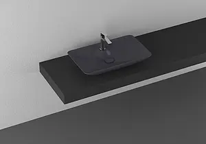 Раковина ISVEA SistemaY Clear 65 антрацит 10SY50065SV-2C Раковина ISVEA SistemaY Clear 65 антрацит 10SY50065SV-2C, 3