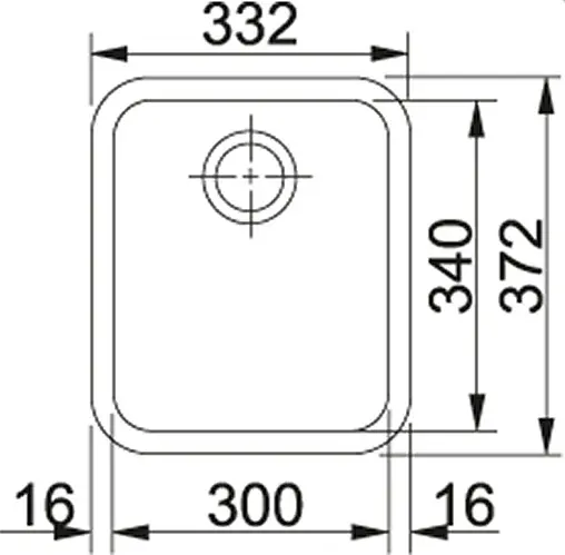 Мойка кухонная Franke Galassia GAX 110-30 нержавеющая сталь 122.0021.439