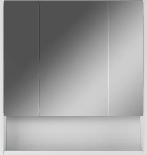 Шкаф-зеркало Айсберг Ева 70 белый DA5922HZ