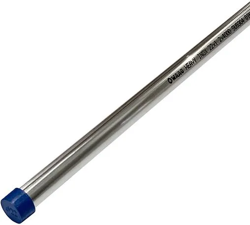 Труба из нержавеющей стали WAAG Heavy Inox 22 x 1.2 мм глянцевая штанга 4м WG.900.304.2212S Труба из нержавеющей стали WAAG Heavy Inox 22 x 1.2 мм глянцевая штанга 4м WG.900.304.2212S