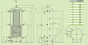 Буферная емкость Drazice NADO 500/25 v6 121380350, 2