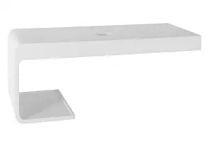 Консоль под умывальник Aquanet Corner K7L 100 белый матовый K7L, 1