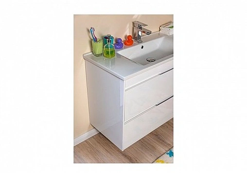 Тумба под умывальник Aquanet Тулон 100 белый 00183396