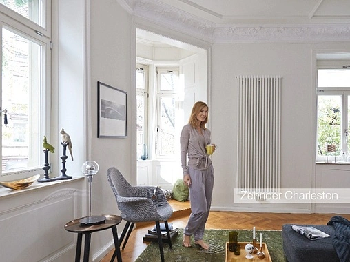 Радиатор стальной трубчатый Zehnder Charleston 3180/06 1270 ½&quot; Ral 9016