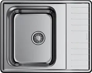 Мойка кухонная Omoikiri Sagami 63-IN нержавеющая сталь 4993732 Мойка кухонная Omoikiri Sagami 63-IN нержавеющая сталь 4993732, 1