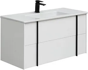 Тумба-умывальник подвесной Allen Brau Reality 100 белый 1.32007.WM+, 1