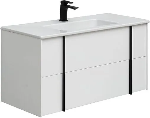 Тумба-умывальник подвесной Allen Brau Reality 100 белый 1.32007.WM+