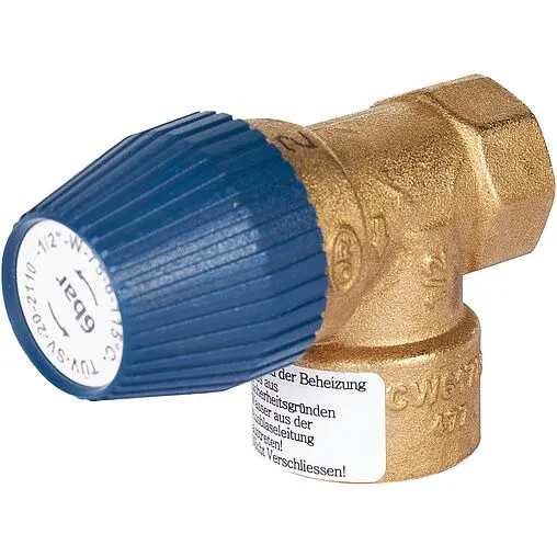 Клапан предохранительный ½&quot; 6 бар Stout SVS-0030-006015