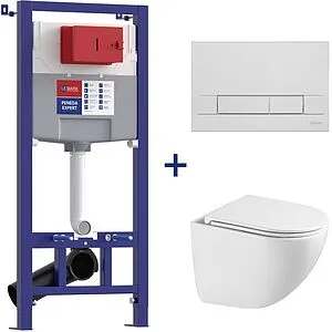 Комплект 5 в 1 Lemark Peneda Expert+Bit+ Glazer White 100121431 с кнопкой Bit 9801005 хром глянцевый Комплект 5 в 1 Lemark Peneda Expert+Bit+ Glazer White 100121431 с кнопкой Bit 9801005 хром глянцевый, 1