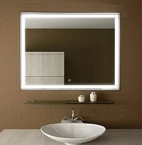 Зеркало с подсветкой Continent Aralia Led 120x80 серый ЗЛП925, 4