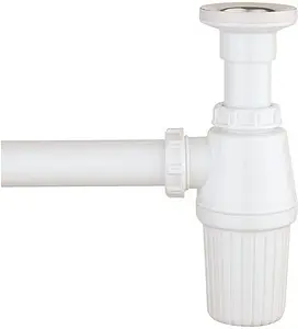 Сифон бутылочный для раковины VitrA Syphon белый A45109 Сифон бутылочный для раковины VitrA Syphon белый A45109, 1