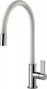 Смеситель для кухни с выдвижным изливом Franke Ambient Evo белый/хром 115.0373.949 Смеситель для кухни с выдвижным изливом Franke Ambient Evo белый/хром 115.0373.949, 1