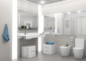 Зеркало с подсветкой Aquaton Отель 100 с подогревом 1A107402OT010 Зеркало с подсветкой Aquaton Отель 100 с подогревом 1A107402OT010, 4