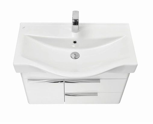 Тумба под умывальник подвесная Aquaton Беверли 80 белый 1A235501BV010