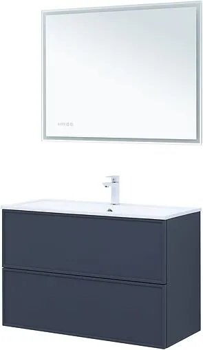 Тумба-умывальник Aquanet Арт 100 маренго 00313267+00318926