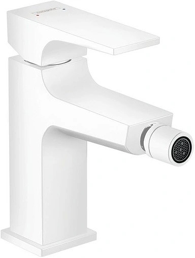 Смеситель для биде Hansgrohe Metropol матовый белый 32520700