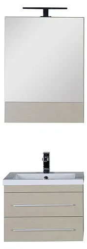 Шкаф-зеркало Aquanet Нота 58 L светлый дуб 00158856