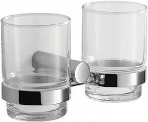 Стакан двойной IDDIS Renior хром L044 Стакан двойной IDDIS Renior хром L044, 1