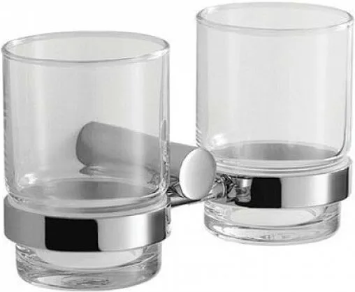 Стакан двойной IDDIS Renior хром L044