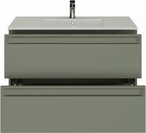 Тумба-умывальник подвесная Allen Brau Eclipse 2.0 100 олива 1.E1003.CGM 2.0+, 4