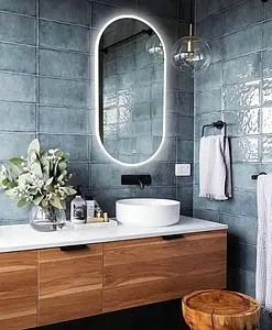 Зеркало с подсветкой Continent Delight Led 55 белый ЗЛП458 Зеркало с подсветкой Continent Delight Led 55 белый ЗЛП458, 3