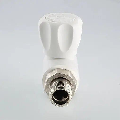 Кран шаровый с американкой угловой и переходом на пп трубу 25мм x ¾&quot;н Valtec VTp.718.0.02505