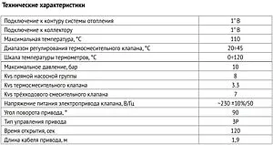 Насосный модуль с термостатическим смесительным клапаном 1&quot;в х 1&quot;в Uni-Fitt 491S2500 с насосом Uni-Fitt SCP 25/60, 2