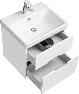Тумба-умывальник подвесная Aquaton Оливия 55 белый матовый 1A2542K0OL010, 3