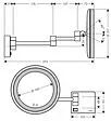 Косметическое зеркало Hansgrohe AddStoris хром 41790000