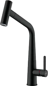 Смеситель для кухни с выдвижным изливом Franke Icon чёрный матовый 115.0625.190 Смеситель для кухни с выдвижным изливом Franke Icon чёрный матовый 115.0625.190, 1