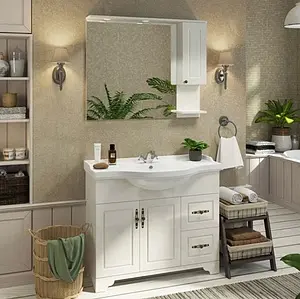 Тумба-умывальник напольная Comforty Севилья 100 слоновая кость 00003132627CF Тумба-умывальник напольная Comforty Севилья 100 слоновая кость 00003132627CF, 4