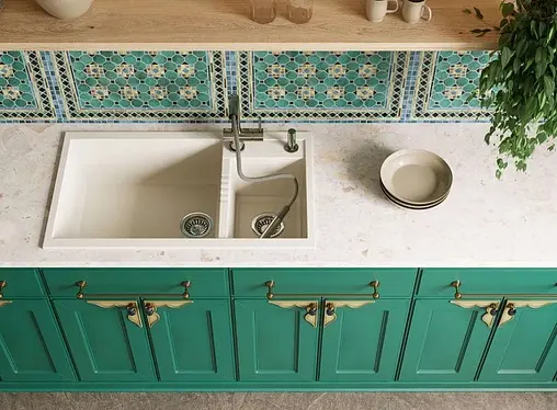 Мойка кухонная Omoikiri Tedori 86-2-LB-SA бежевый 4993934