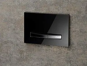 Клавиша смыва для унитаза Geberit Sigma 50 New 115.788.SD.2 кнопки/нерж. сталь, панель/зеркальное дымчатое cтекло Клавиша смыва для унитаза Geberit Sigma 50 New 115.788.SD.2 кнопки/нерж. сталь, панель/зеркальное дымчатое cтекло, 4