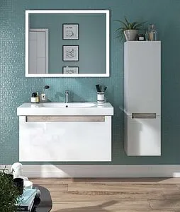 Тумба-умывальник подвесная Kerama Marazzi Buongiorno 100 белый BGN.100.1+1\WHT+BG.wb.100 Тумба-умывальник подвесная Kerama Marazzi Buongiorno 100 белый BGN.100.1+1\WHT+BG.wb.100, 5